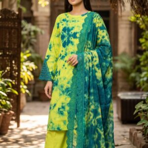 Lawn Fabric medium or large size lawn fabric 3 piece